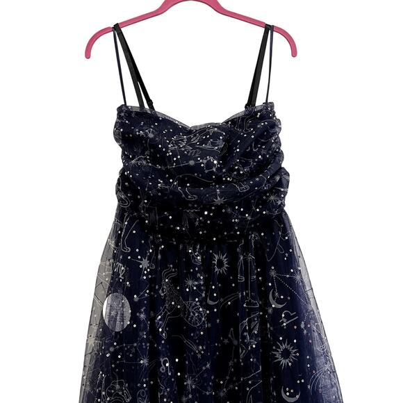 NWT NEW STAUD Bettina Zodiac Constellation Dress - Picture 5 of 10